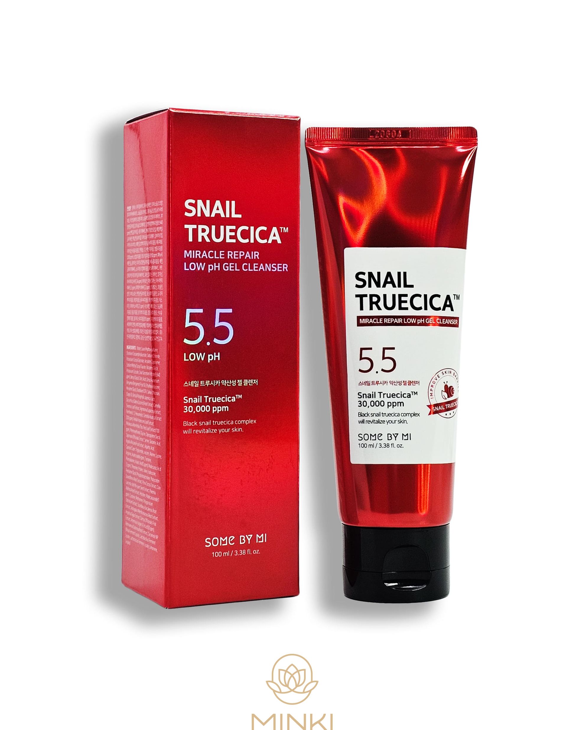 SOME BY MI limpiador acuoso Snail TrueCICA Miracle Repair Low pH con bajo pH y baba de caracol - Imagen 2